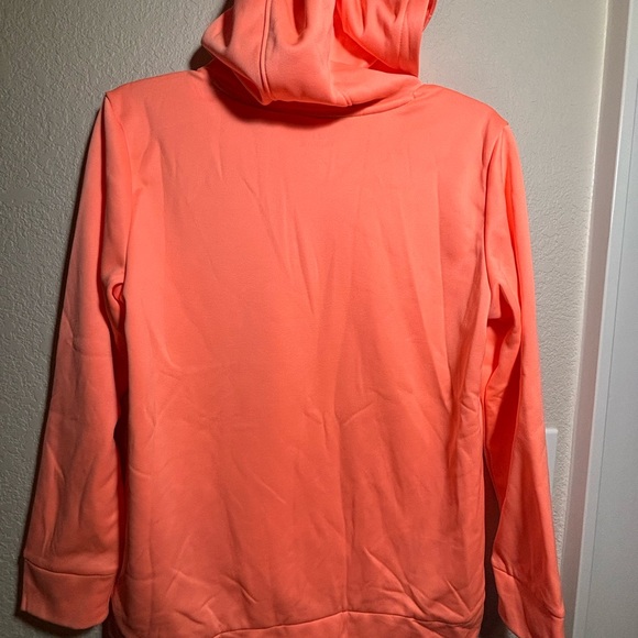 Under Armour Peach Hoodie with Iridescent Logo - Picture 3 of 8